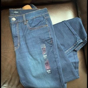 Size 10 Long dark wash Aeropostale HR skinny jeans